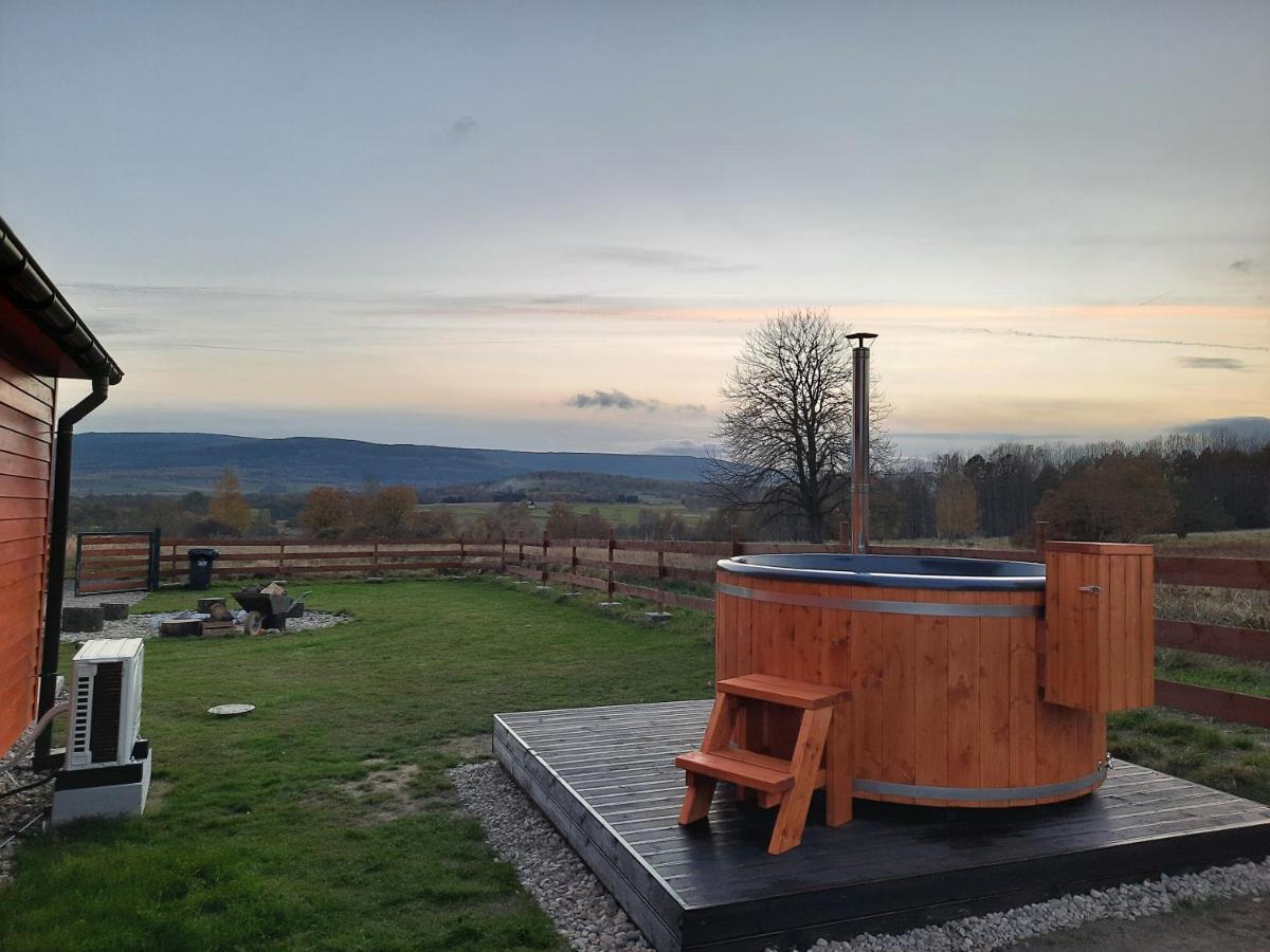 Drewniane Domki Z Prywatnym Jacuzzi I Widokiem Na Gory - Klimatyczny Kompleks W Gorach Izerskich #Widogruszka Grudza Dış mekan fotoğraf