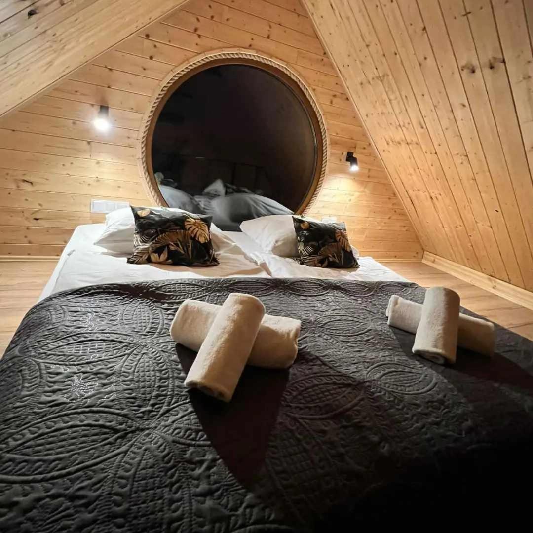 Drewniane Domki Z Prywatnym Jacuzzi I Widokiem Na Gory - Klimatyczny Kompleks W Gorach Izerskich #Widogruszka Grudza Dış mekan fotoğraf